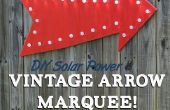 DIY zonne-energie Vintage pijl Marquee! 