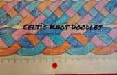 Hoe teken je Keltische knoop Doodles