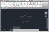 4 essentiële opdrachten voor het maken van tekeningen in AutoCAD: gebruiken ze om te tekenen van een ster