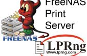 FreeNAS als een Print Server