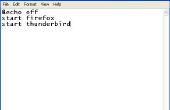 How to make batch bestand software op Kladblok voor windows XP