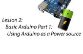 Les 2: Met behulp van Arduino als een macht bron voor een circuit