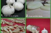 Zelfgemaakte knoflookpoeder en knoflookzout met Video