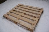 Hoe maak je een slee uit houten palet