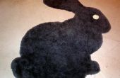 Bunny deken - overdracht van een afbeelding naar een oppervlak met een projector