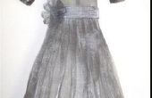 Iseeamoose creations ~ Haute Couture metaal scherm jurk