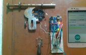 Arduino & Android gebaseerd Bluetooth controle wachtwoord beschermd slim deurslot (behalve thuis)