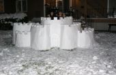 Sneeuw kasteel
