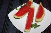 Huisgemaakt watermeloen segmenten
