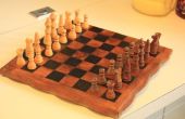 Lederen schaakbord