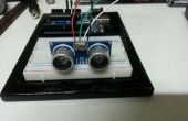 Ultrasonic bereik detector met behulp van de Arduino en de SR04 ultrasone sensor
