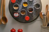 DIY Magnetische kruid rek en spice containers