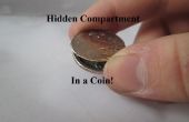 Verborgen compartiment in een munt (met spullen die u al!) 