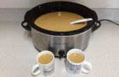 Pompoen koffie in een Crock Pot