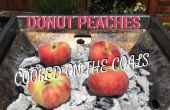 Donut Peaches - gekookt op de kolen