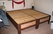DIY Bed met opslag voor onder $100