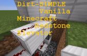 EENVOUDIGE Redstone Lift (1 verhaal) - vanille Minecraft PC (alle redstone-update + compatibel)