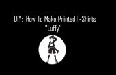 How To Make bedrukte T-Shirts '' Luffy''
