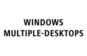 Het gebruik van meerdere bureaubladen op een windows-computer