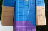 Minecraft Steve Model! w / Bonus dubbele borst! 
