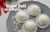 Cupcakes in Snow Ball Cake ballen