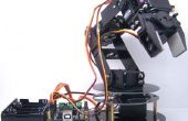 Gecontroleerde Bluetooth arduino robotarm