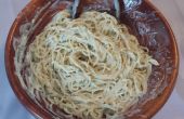 Spaghetti en yoghurt bijgerecht