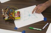 Met behulp van een Arduino tekening Robot met Code Tutorials uur
