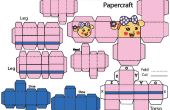 Hoe maak je Miss La Sen robot papercraft