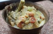 Waterpijp eten: Shukto (Bengali groente stoofpot)