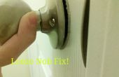 Hoe te repareren het nob van een losse deur