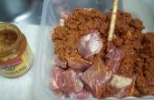 Hoe rundvlees Rendang (rundvlees van de kerrie van Zuidoost-Azië)