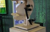 Animatronic Robot hoofd praten