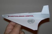 Kline/Fogleman Airfoil #1 papieren vliegtuigje