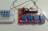 DIY PCB 4 kanaal IR afstandsbediening
