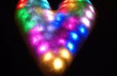 Color Changing LED sneeuw hart Valentine