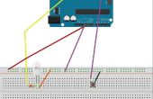 Arduino zet op geleid met behulp van de knop
