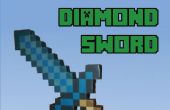 Schuimkarton Minecraft Diamond zwaard