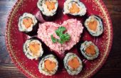 Valentine de Sushi - een vegan sushi maaltijd of bento toevoeging. 