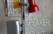 Vloerlamp speaker-mount