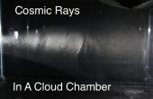 Detecteren van kosmische straling in een Cloud-kamer