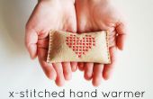 Hand Warmer cross-Stitched