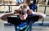 Papieren maskers met LED ogen met behulp van Conductak! 