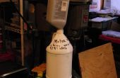 Motorolie opslaan met een gewijzigde gallon jug