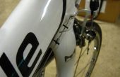 Weg fiets shift indicator met behulp van schroot verpakking