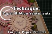 Hoe maak je mooie papier lint gevoelens