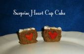 Verrassen hart chocolade Cup Cake