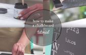 Hoe maak je een DIY schoolbord