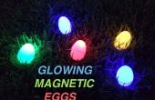 Gloeiende magnetische eieren