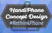 HandiPhone conceptuele telefoon ontwerp